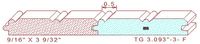 Tongue & Groove 3-3/32" - 3 Tongue & Groove 3-3/32" - 3