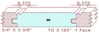 Tongue & Groove 3-1/8" - 1 Tongue & Groove 3-1/8" - 1