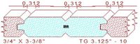 Tongue & Groove 3-1/8" - 10