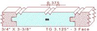 Tongue & Groove 3-1/8" - 3 Tongue & Groove 3-1/8" - 3