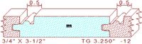 Tongue & Groove 3-1/4" - 12 Tongue & Groove 3-1/4" - 12