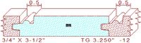 Tongue & Groove 3-1/4" - 12