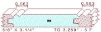 Tongue & Groove 3-1/4" - 5 Tongue & Groove 3-1/4" - 5