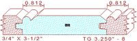 Tongue & Groove 3-1/4" - 8 Tongue & Groove 3-1/4" - 8