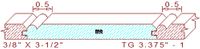 Tongue & Groove 3-3/8" - 1 Tongue & Groove 3-3/8" - 1