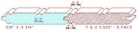 Tongue & Groove 3-1/2" - 8 Tongue & Groove 3-1/2" - 8