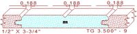 Tongue & Groove 3-1/2" - 9 Tongue & Groove 3-1/2" - 9