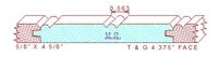 Tongue & Groove 4-3/8"