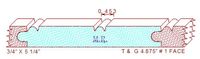 Tongue & Groove 4-7/8" - 1 Tongue & Groove 4-7/8" - 1