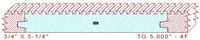 Tongue & Groove Moulding 5" - 4 Tongue & Groove Moulding 5" - 4