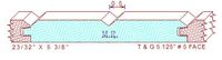 Tongue & Groove 5-1/8" - 5 Tongue & Groove 5-1/8" - 5