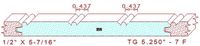 Tongue & Groove 5-1/4" - 7 Tongue & Groove 5-1/4" - 7