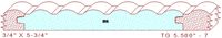 Tongue & Groove 5-1/2" - 7 Tongue & Groove 5-1/2" - 7