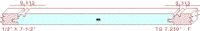 Tongue & Groove 7-1/4" Tongue & Groove 7-1/4"