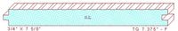 Tongue & Groove 7-3/8" Tongue & Groove 7-3/8"