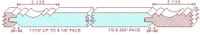 Tongue & Groove 8-1/4" Tongue & Groove 8-1/4"