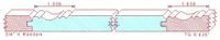 Tongue & Groove 8-5/8" Tongue & Groove 8-5/8"