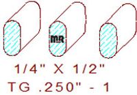 Slip Tongue Flooring Spline 1/4" - 1