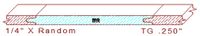 Tongue & Groove 1/4" Tongue & Groove 1/4"