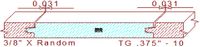 Tongue & Groove 3/8" - 10 Tongue & Groove 3/8" - 10