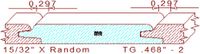 Tongue & Groove 15/32" - 2 Tongue & Groove 15/32" - 2
