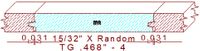Tongue & Groove 15/32" - 4 Tongue & Groove 15/32" - 4