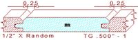 Tongue & Groove 1/2" - 1 Tongue & Groove 1/2" - 1