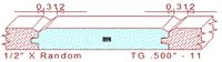 Tongue & Groove 1/2" - 11 Tongue & Groove 1/2" - 11