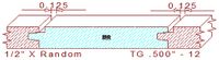 Tongue & Groove 1/2" - 12 Tongue & Groove 1/2" - 12