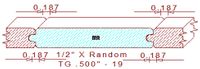 Tongue & Groove 1/2" - 19 Tongue & Groove 1/2" - 19
