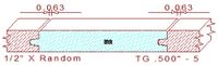 Tongue & Groove 1/2" - 5 Tongue & Groove 1/2" - 5