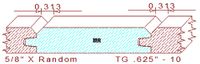 Tongue & Groove 5/8" - 10 Tongue & Groove 5/8" - 10