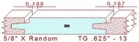 Tongue & Groove 5/8" - 13 Tongue & Groove 5/8" - 13