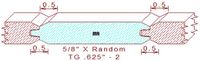 Tongue & Groove 5/8" - 2 Tongue & Groove 5/8" - 2