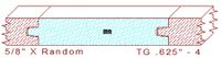 Tongue & Groove 5/8" - 4 Tongue & Groove 5/8" - 4