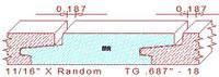 Tongue & Groove 11/16" - 18 Tongue & Groove 11/16" - 18