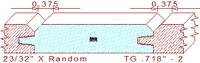 Tongue & Groove 23/32" - 2 Tongue & Groove 23/32" - 2