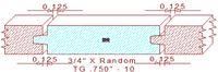 Tongue & Groove 3/4" - 10 Tongue & Groove 3/4" - 10