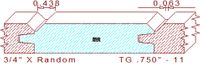 Tongue & Groove 3/4" - 11 Tongue & Groove 3/4" - 11