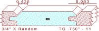 Tongue & Groove 3/4" - 11