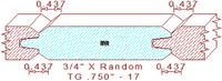 Tongue & Groove 3/4" - 17 Tongue & Groove 3/4" - 17