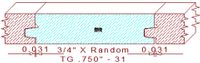 Tongue & Groove 3/4" - 31 Tongue & Groove 3/4" - 31