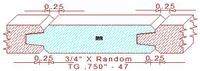 Tongue & Groove 3/4" - 47 Tongue & Groove 3/4" - 47