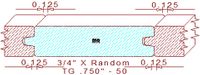Tongue & Groove 3/4" - 50 Tongue & Groove 3/4" - 50