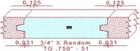 Tongue & Groove 3/4" - 51 Tongue & Groove 3/4" - 51