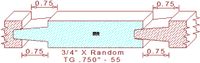 Tongue & Groove 3/4" - 55 Tongue & Groove 3/4" - 55