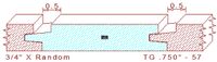 Tongue & Groove 3/4" - 57 Tongue & Groove 3/4" - 57