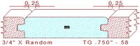 Tongue & Groove 3/4" - 58 Tongue & Groove 3/4" - 58