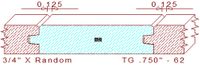 Tongue & Groove 3/4" - 62 Tongue & Groove 3/4" - 62