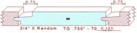 Tongue & Groove 3/4" - 70 Tongue & Groove 3/4" - 70